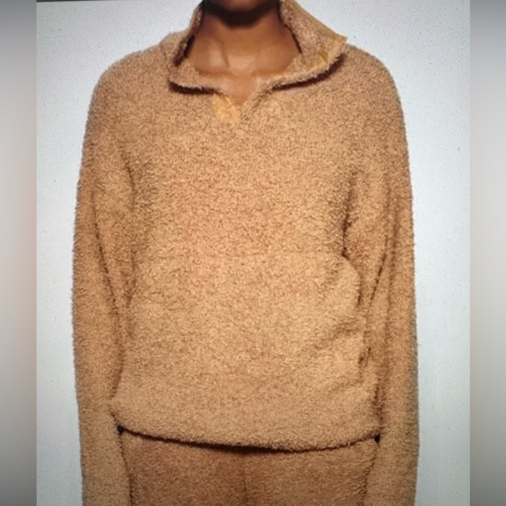 SKIMS Cozy camel color pullover - size L/XL